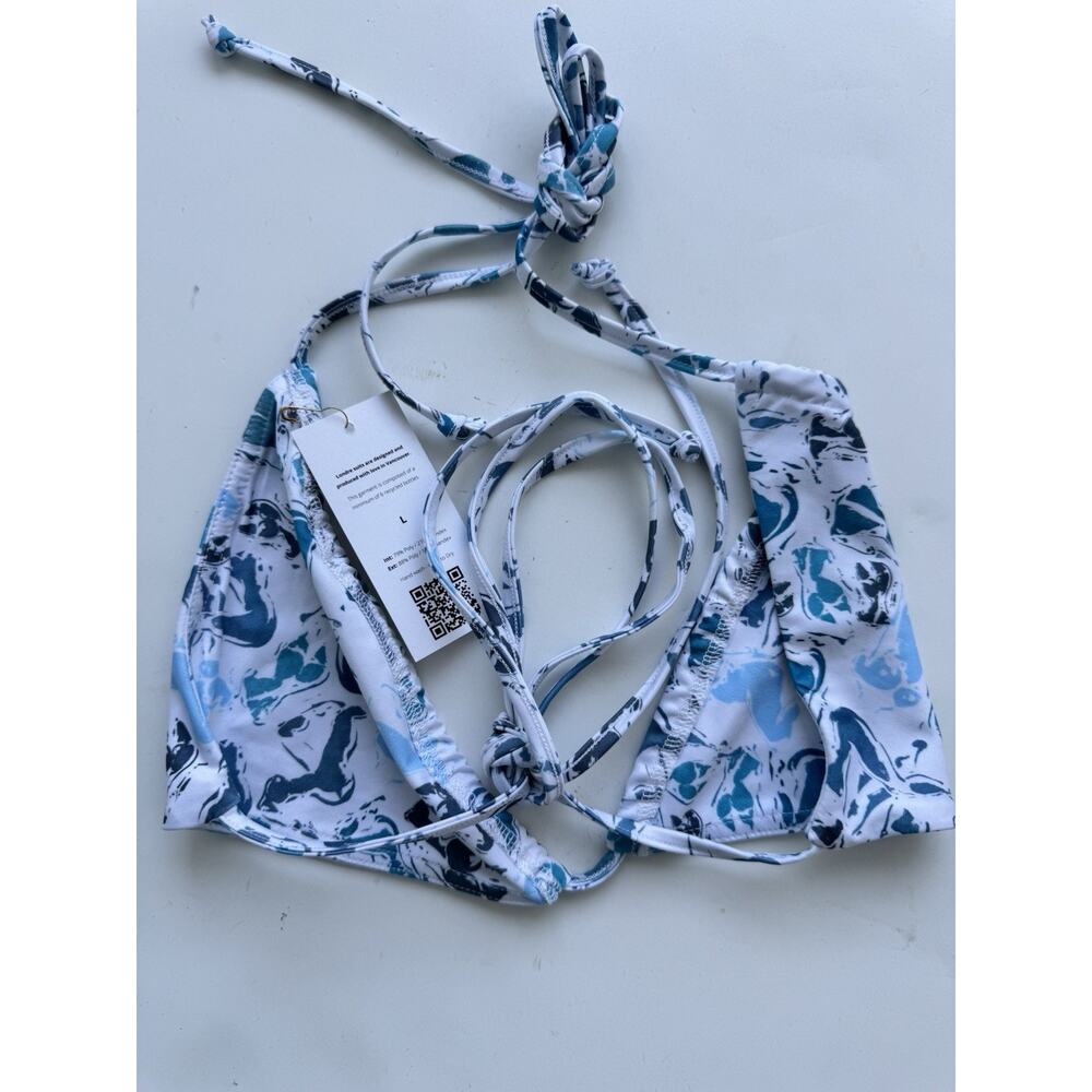 Londre The Bikini Top - Heavenly Bodies Blue Size Large